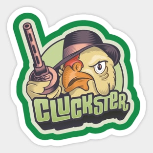 Cluckster Sticker